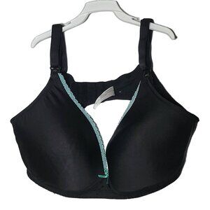 Black Nursing Bra with Adjustable Straps 38C Breastfeeding Maternity Neutral